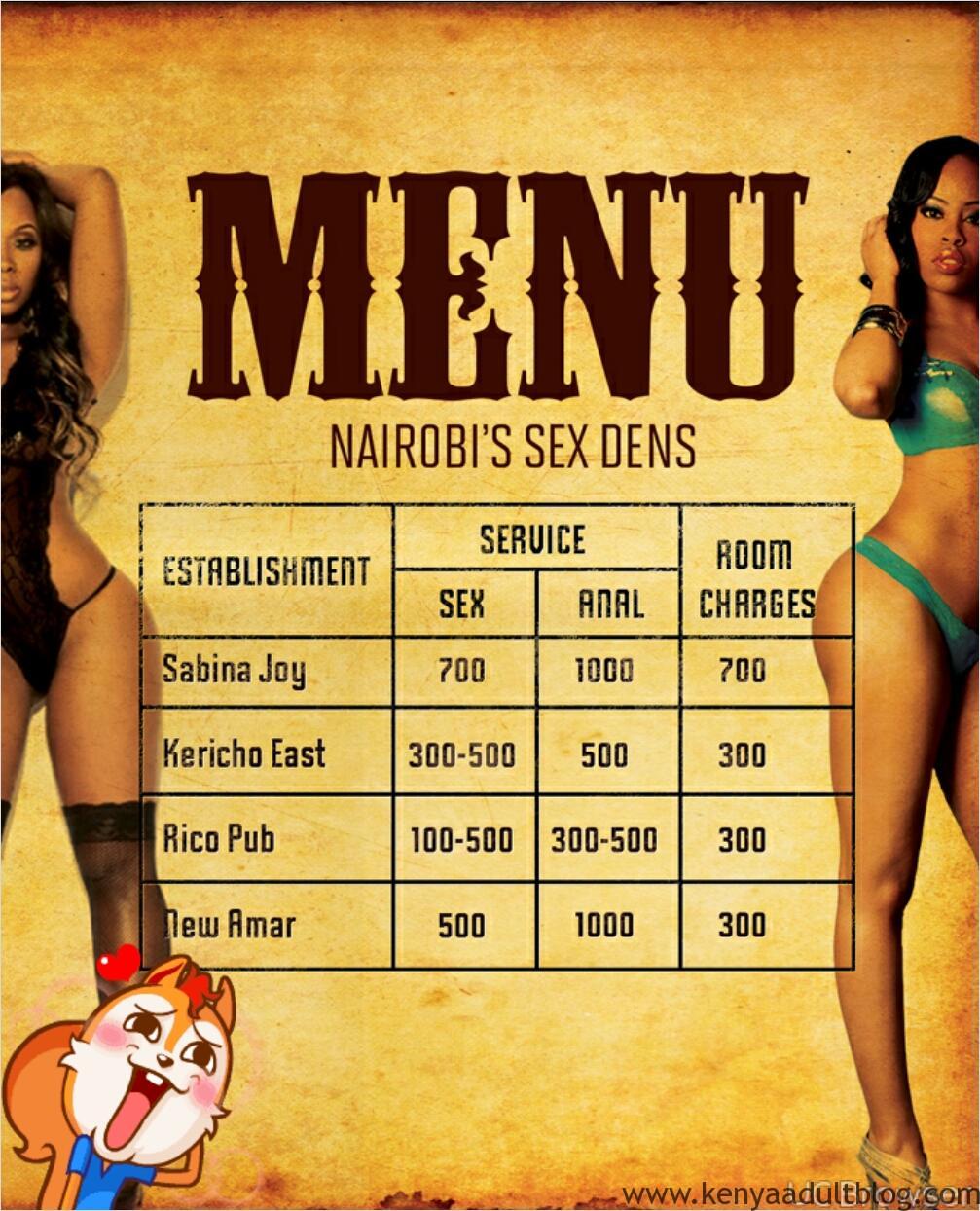 nairobi prostitutes prices