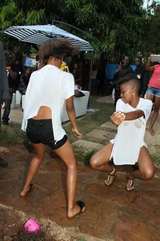 Girls Dancing at a Kenya X-rated social event