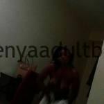 Naked Kenyan Woman Getting dressed