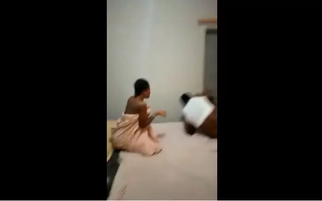 wife caught naked with men