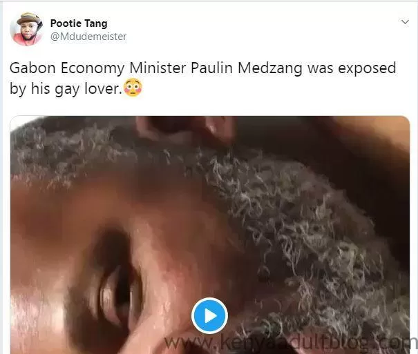 Gay Gabon Economy Minister Paulin Medzang Exposed Video Sucking Dick