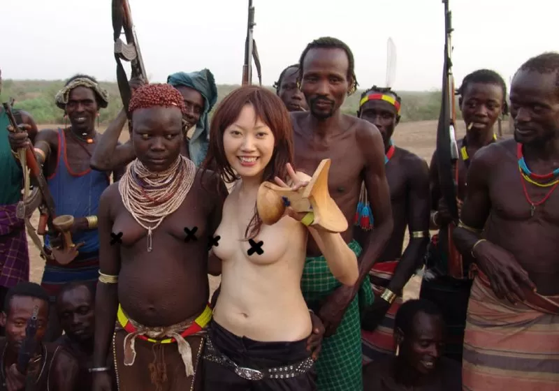 Maasai Porn: Naked Maasai Men With a Naked Chinese Woman