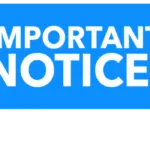 Important notice