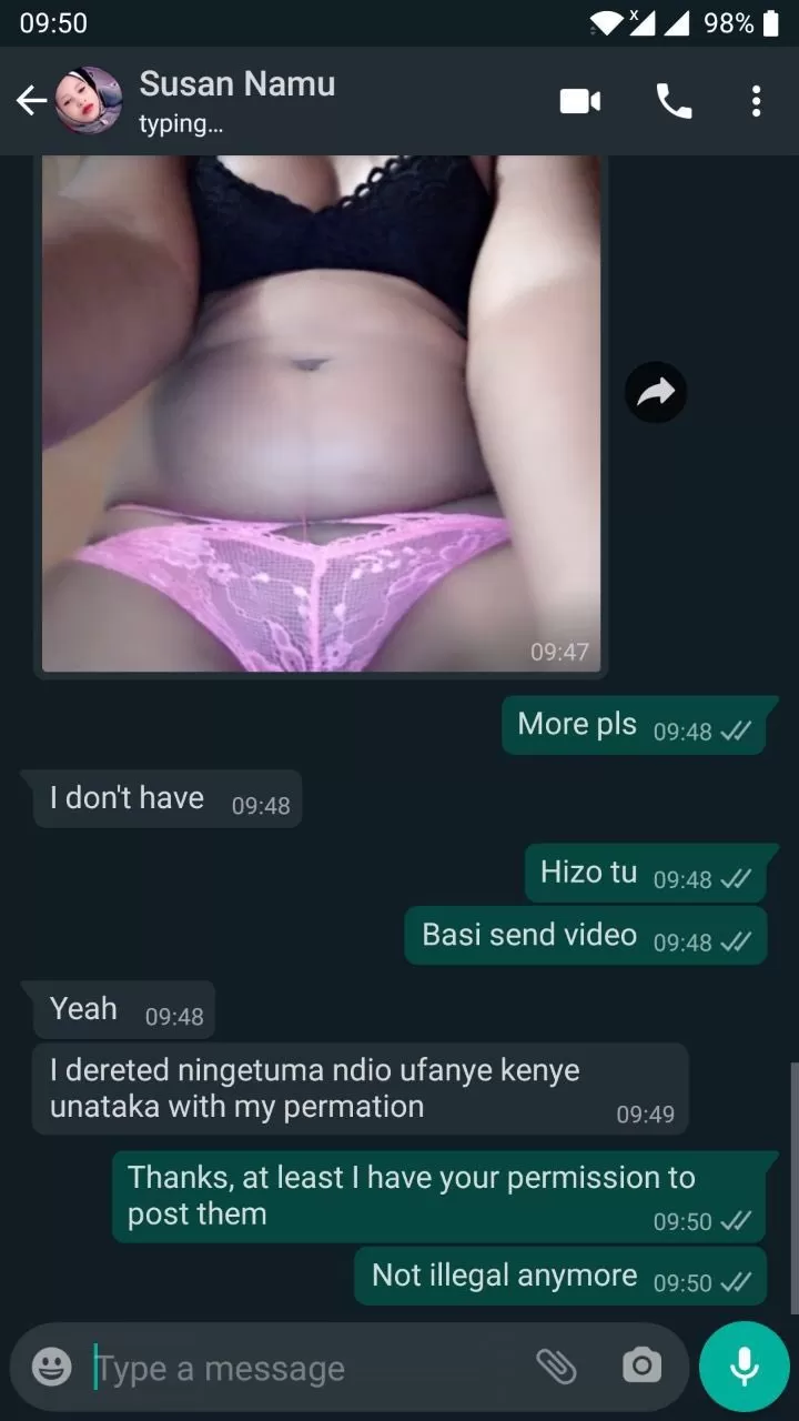 Susan Namu sex Chat WhatsApp