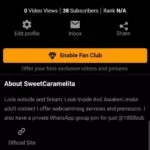 Caramelita PornHub Account