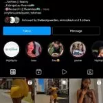 Queen Tahshar Instagram profile