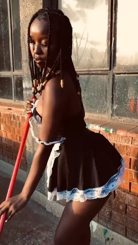 Watch Sexy Kenyan Maid Roleplaying Video Here