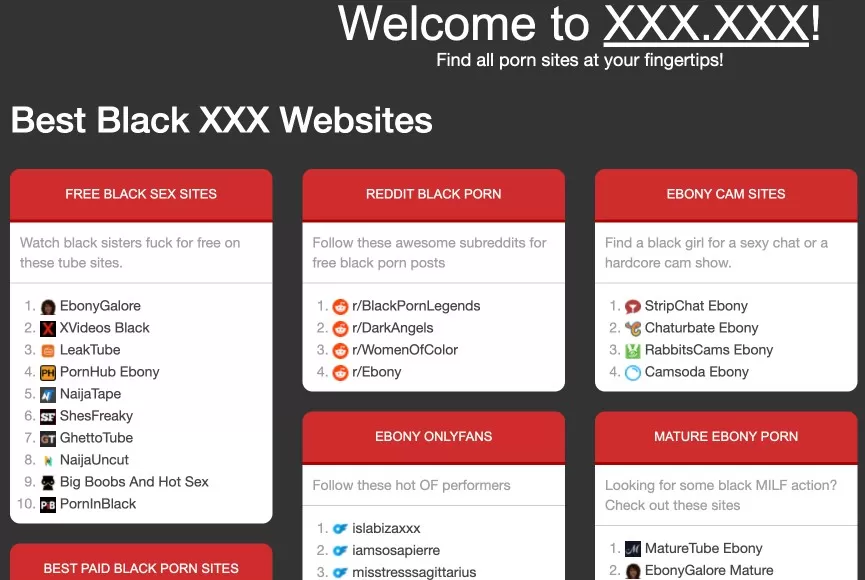 Xxx All Wap Side - Visit This New Link List for Best Black Porn Websites | Kenya Adult Blog