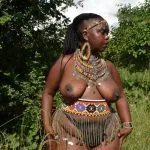 BBW in Wild Nudity Photo