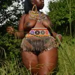 Kajiado Woman Naked in The Wild Photo
